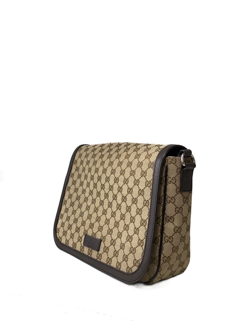 Gucci Bag Camel GG Brown Shoulder Canvas All over Tan Brown